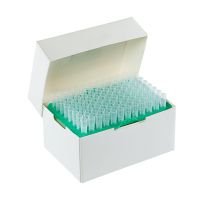 PosiStop Pipette tip, 20ul, Sterile, GreenRack, graduated