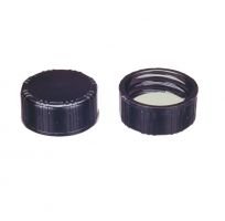 Black Phenolic Screw-Top Closures with Rubber Liner, 13-415