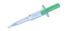 Minivette® POCT Lithium heparin, 100 µl, plunger green, colour code ISO