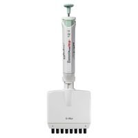 Pipette, Fully Autoclavable, 8-Channel, Adjustable volume, 10 - 100ul, Green