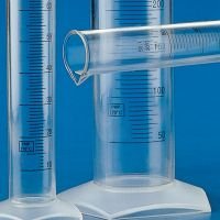 Graduated Cylinder, PMP (TPX), Printed Graduations, 10mL to 2000 mL