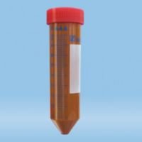 Tube 50ml, 114x28mm, Polypropylene brown,conical base