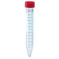 Screw Cap Tube, 15ml, 120X17, Polystyrene, With Graduation & Assemble Cap, Sterile, Rack & Bulk