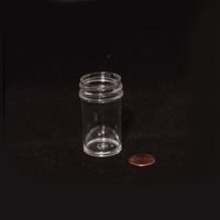 Jar, Wide Mouth, 26mL (7/8oz), PS, 33mm Opening, 1 x 1 7/8" (Screw Cap Packaged Separately)