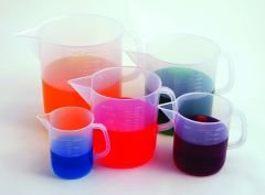 Beakers with Handle, Short Form, Polypropylene