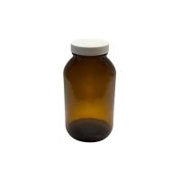 16 oz, 500cc Amber Packer, 81x145mm, 53-400mm Thread