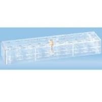 Rack, PC, format: 10 x 2, suitable for tubes, S-Monovettes 13 mm and 11 mm