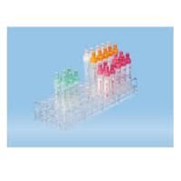 Rack, PC, format 12 x 4, suitable for tubes, S-Monovettes 11 mm