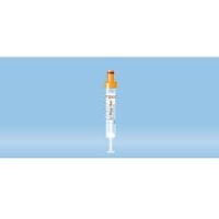 S-Monovette® Lithium heparin gel, 4 ml, cap orange, 75 x 13 mm, with plastic label