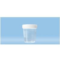 Container with screw cap, 100 ml, 57 x 76 mm, PP, transparent