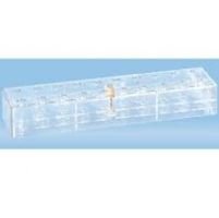 Rack, PC, format: 10 x 2, suitable for micro tubes 2 ml, Microvette,257 x 62 x 40 mm