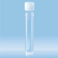 Screw cap tube, 10 ml, 79 x 16 mm, Polypropylene, round base with skirted base, transparent