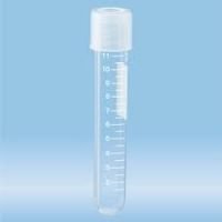 Tube, 13 ml, 100 x 16 mm, Polypropylene, with print, round base, transparent