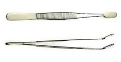 D510 - D-Squame Angular Tweezers 4"