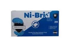 Nibrid Blue Vinyl/Nitrile Blend Gloves