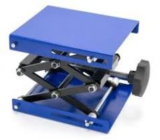 Heavy Duty Laboratory Scissor Jack - Steel Platform 6" by 5"- Max Height 9 5/8", Min Height 2 1/2" - Maximum Stable Weight 55lbs