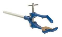 3 Finger Cork Lined Extension Clamp on Rod - 3.4" Max Opening