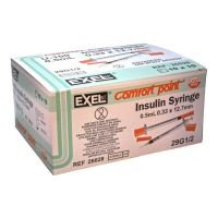 Exel VET Insulin Syringe with Fixed Needle