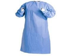 Gown Disposable 45 GSM SMMS fabric Blue Colour