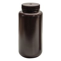 1000mL Amber Wide Mouth Bottle, 90x209mm, 65mm Closure