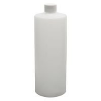 32 oz, 1000mL Narrow Mouth Jar, 91x210mm, 28-410mm Thread, White Closure, F217 Lined