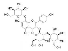 Herbacetin 3-sophoroside-8-glucoside