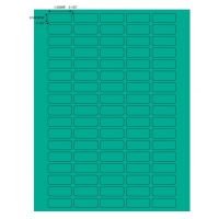 Label Sheets, Cryo, 33x13mm, for 1.5-2mL Tubes, Assorted Colors 425 labels in blue, green, violet, red and yellow