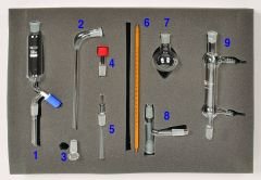 Organic Chemistry Glassware Kit, 9 pieces