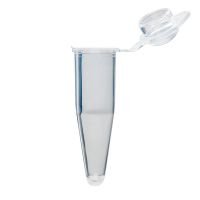 0.5mL Individual PCR Tube with Frosted Flat Cap, Natural