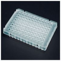 Axygen® 96-well Polypropylene PCR Microplate Compatible with ABI, Low Profile, Half Skirt, Clear, Nonsterile