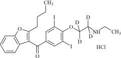 Amiodarone EP Impurity B-d4 HCl (N-Desethyl Amiodarone-d4 HCl)