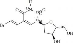 alfa-(E)-Brivudine-13C-15N2