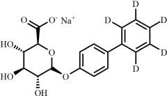 4-Hydroxy Biphenyl-d5 O-Glucuronide Sodium Salt