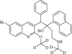 rac-N-Desmethyl Bedaquiline-d6 (Mixture of Diastereomers)