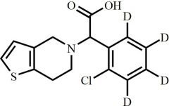 rac-Clopidogrel EP Impurity A-d4 (rac-Clopidogrel-d4 Carboxylic Acid)