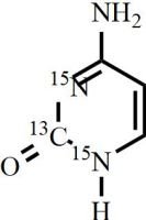 Cytosine-13C-15N2