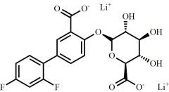 Diflunisal Phenolic Glucuronide Lithium Salt