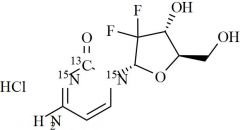 Gemcitabine EP Impurity B-13C-15N2 HCl (alpha-Gemcitabine-13C-15N2 HCl)