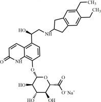 Indacaterol 8-O-Glucuronide Sodium Salt