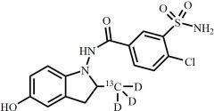 5-Hydroxy Indapamide-13C-d3