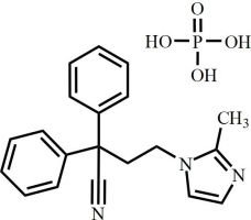 Imidafenacin Impurity (1-(3-Cyano-3,3-Diphenylpropyl)-2-Methyl-1H-Imidazolium Phosphate)