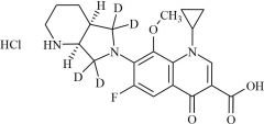 Moxifloxacin Enantiomer-d4 HCl