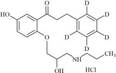 5-Hydroxy Propafenone-d5 HCl