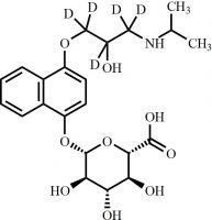 4-Hydroxy Propranolol-d5 Glucuronide (Mixture of Diastereomers)