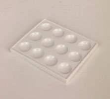 Spot Plate, 12 Cavity, Plastic