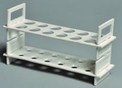 Test Tube Rack, 12-Tube, Unassembled, PP