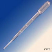 Graduated Transfer Pipets, 5ml, Blood Bank, Bulb Draw 2ML