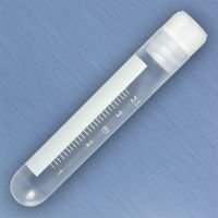 Cryo tubes, 4.0mL, STERILE, Internal Threads, Attached Screwcap with Co-Molded Thermoplastic Elastomer (TPE) Sealing Layer, Round Bottom