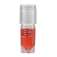Cryogenic Vials, self standing 1.0ml, Sterile, External Threads, Attached