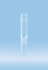 2.5ml Tube , 92 x 15.3mm, Polypropylene, Round False Bottom 
